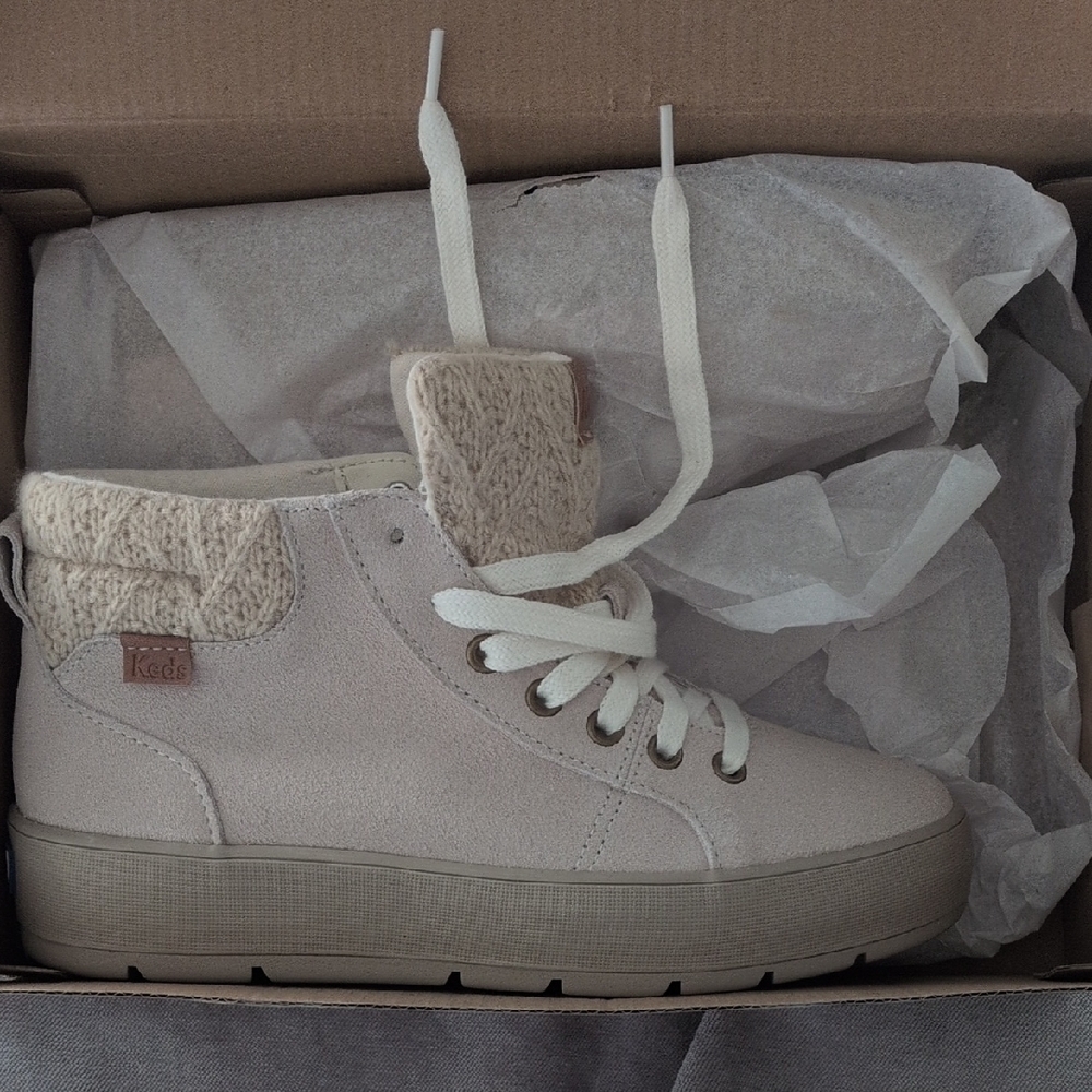 Keds Women's Beige High-Top Sneakers